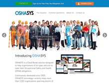 Tablet Screenshot of oshasys.com